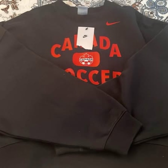 BRAND NEW women nike Nike canada soccer campus crew sweater size L - Picture 2 of 3